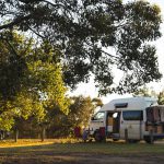 Stellplatz bei der Australienreise im Camper
