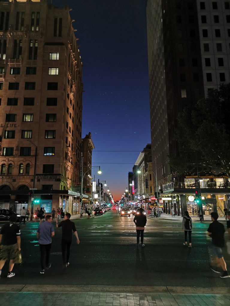 Adelaide at night